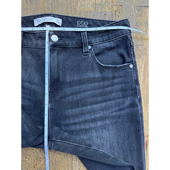Liverpool Eco Logical Flare Black Jeans Size 8/29 - Picture 6 of 8